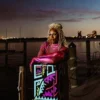 A.I. PATH TO THE FUTURE III HARDSHELL CARRY-ON LUGGAGE - SANDFLOWER COLLAB