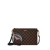 LENTICULAR EFFECTS CROSSOVER CLUTCH W/ SHOULDER STRAP