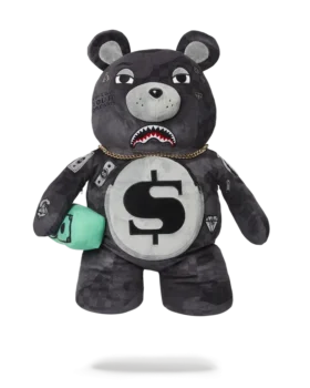 3AM NEVER SLEEP MONEYBEAR TEDDYBEAR BACKPACK
