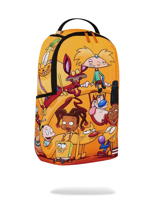 90s NICK CAT DOG SHARK MOUTH DLXSR BACKPACK