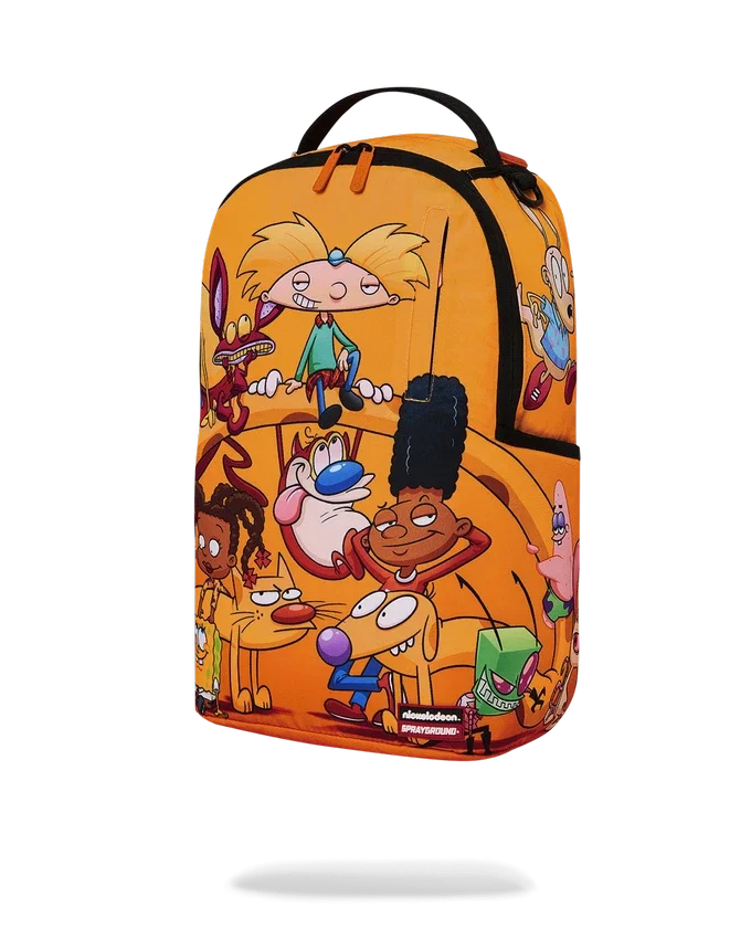 90s NICK CAT DOG SHARK MOUTH DLXSR BACKPACK