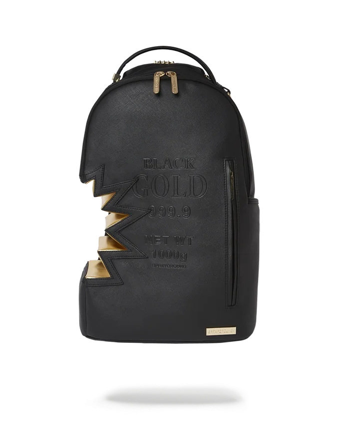 A.i.3 SHARK BITE BLACK GOLD BACKPACK (DLXV)