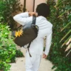A.i.3 SHARK BITE BLACK GOLD BACKPACK (DLXV)