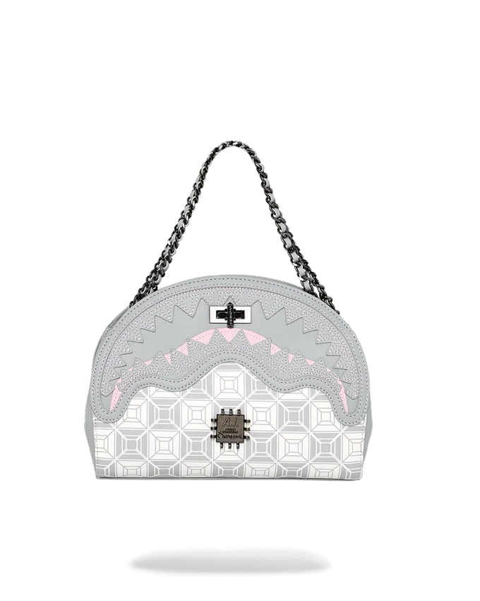 A.I.8 AFRICAN INTELLIGENCE BOOKED & BUSY SHARK HANDBAG