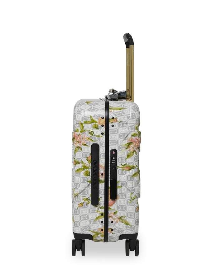 A.I. AFRICAN INTELLIGENCE ELEGANT ENERGY SHARKITECTURE CARRY-ON LUGGAGE - SANDFLOWER COLLAB