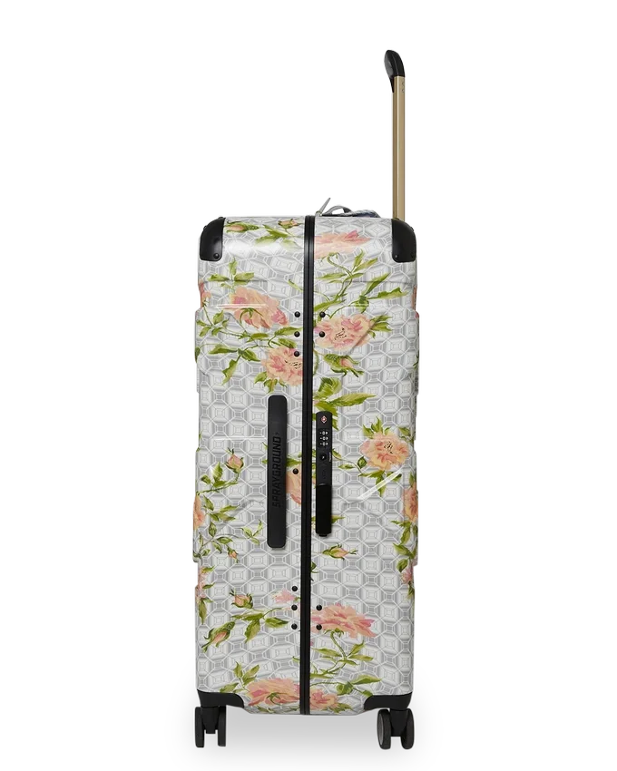 A.I. AFRICAN INTELLIGENCE ELEGANT ENERGY SHARKITECTURE FULL SIZE LUGGAGE - SANDFLOWER COLLAB