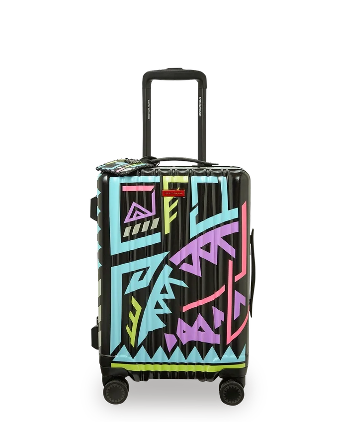 A.I. PATH TO THE FUTURE III HARDSHELL CARRY-ON LUGGAGE - SANDFLOWER COLLAB