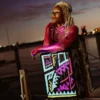 A.I. PATH TO THE FUTURE III HARDSHELL CARRY-ON LUGGAGE - SANDFLOWER COLLAB