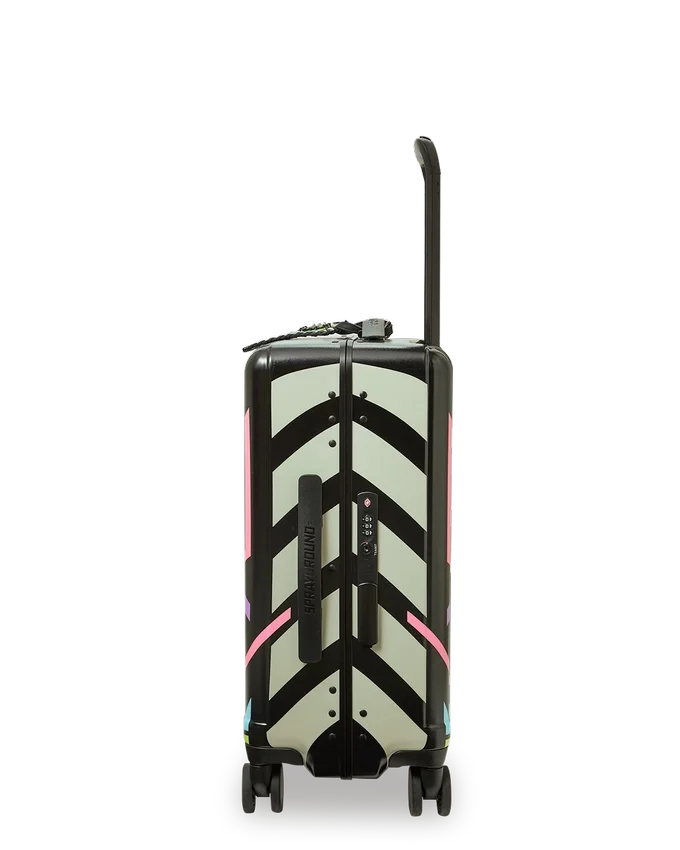 A.I. PATH TO THE FUTURE III HARDSHELL CARRY-ON LUGGAGE - SANDFLOWER COLLAB