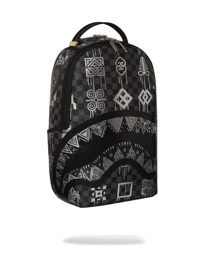 AFRICAN INTELLIGENCE 9 POWER GLYPHICS BACKPACK - SANDFLOWER COLLAB
