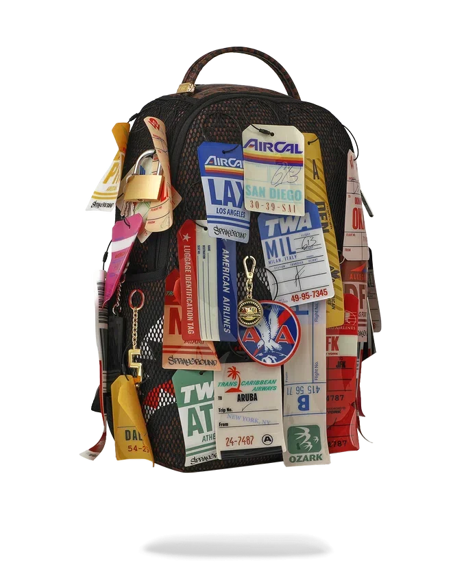 AMERICAN AIRLINES 100 YRS - TAGS ON TAGS BACKPACK