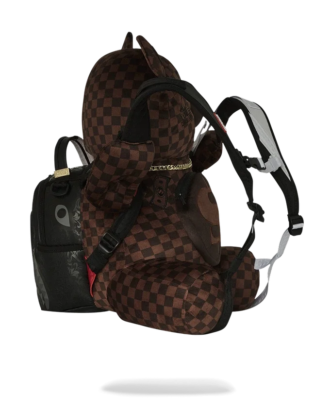 BEAR WEARING BACKPACK AS A BACKPACK