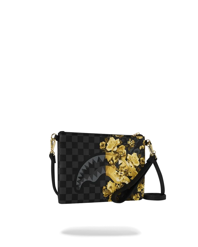 BILLIONAIRE BLOOM CROSSOVER CLUTCH