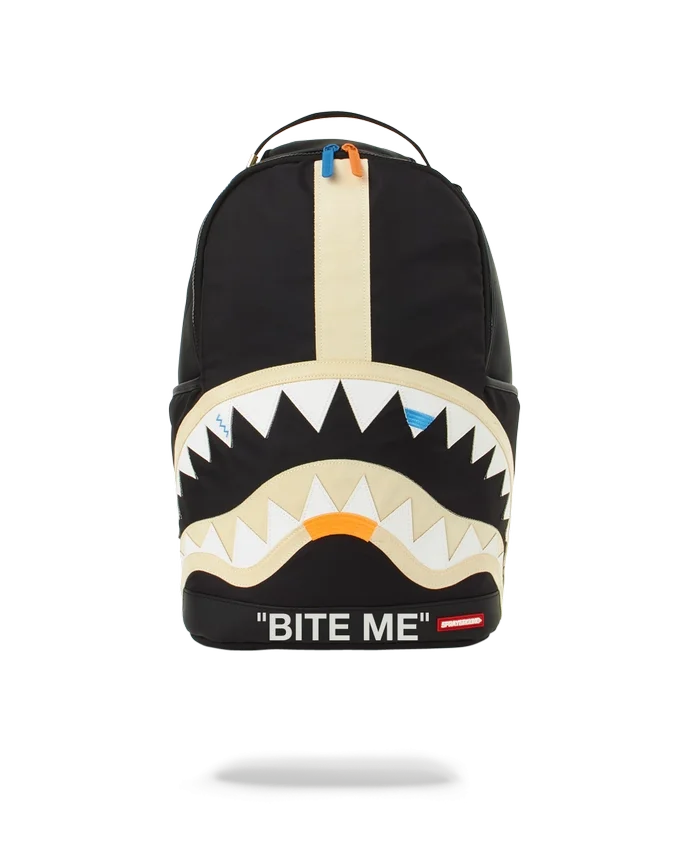 BITE ME SHARK (BLACK) BACKPACK