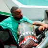 CAMO DRIP SHARKS IN PARIS BACKPACK (DLXV)