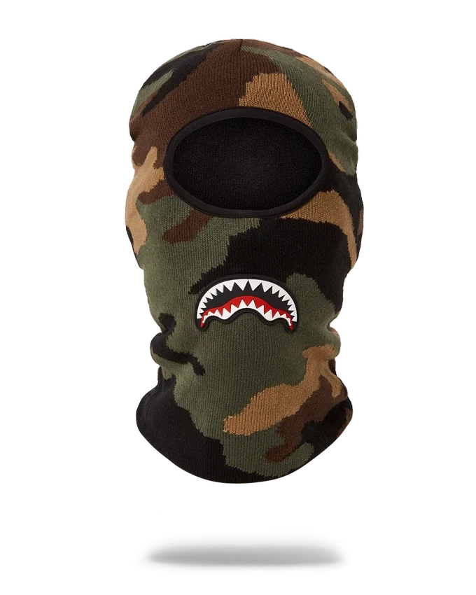 CAMO SHARK SKI MASK
