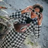 CASHIN CHECKS SAVVY CROSSBODY