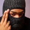 CASHIN CHECKS SKI MASK (GRAY)