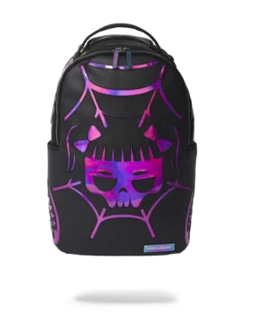 CAZZU IRIDESCENT CUT & SEW SPIDER SKULL SHARK BACKPACK (DLXV)