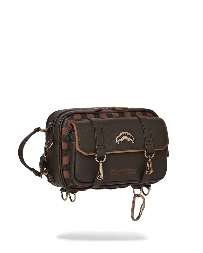 CHECKMATE ROYALE MESSENGER BRICK BAG