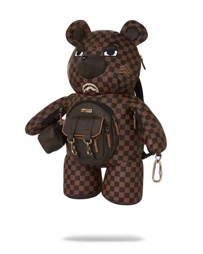 CHECKMATE ROYALE MONEYBEAR TEDDYBEAR BACKPACK