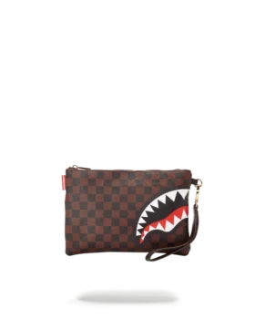 CHECKS IN CAMOFLAUGE CROSSOVER CLUTCH