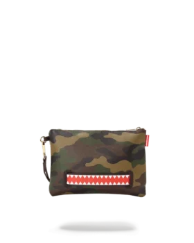 CHECKS IN CAMOFLAUGE CROSSOVER CLUTCH