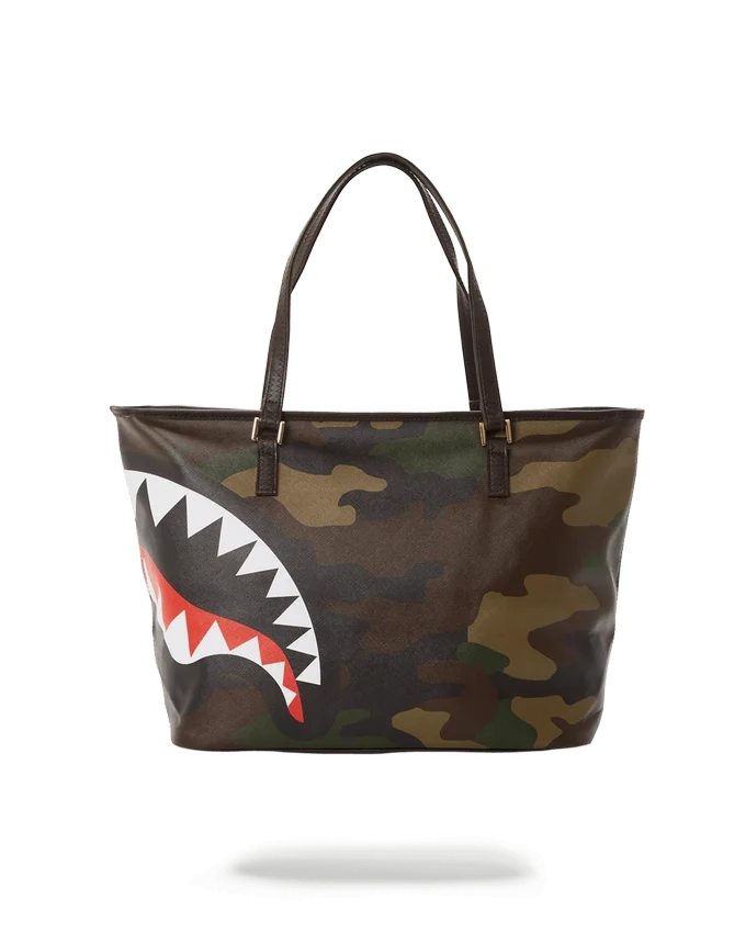 CHECKS IN CAMOFLAUGE TOTE