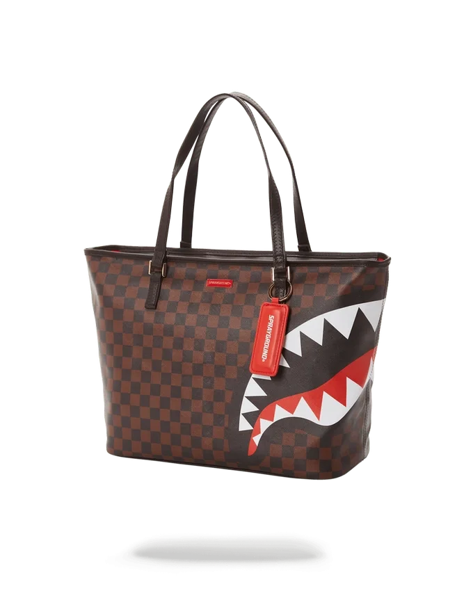 CHECKS IN CAMOFLAUGE TOTE
