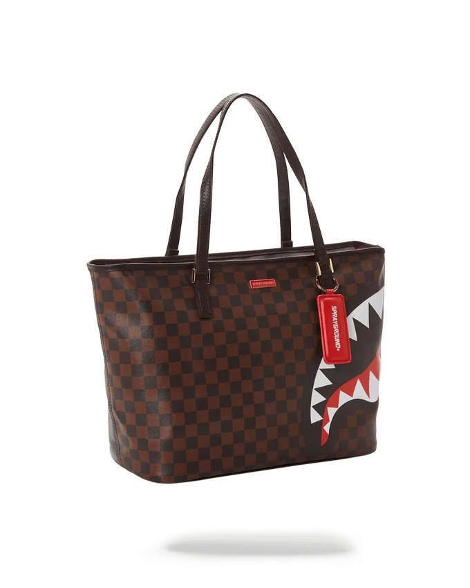 CHECKS IN CAMOFLAUGE TOTE