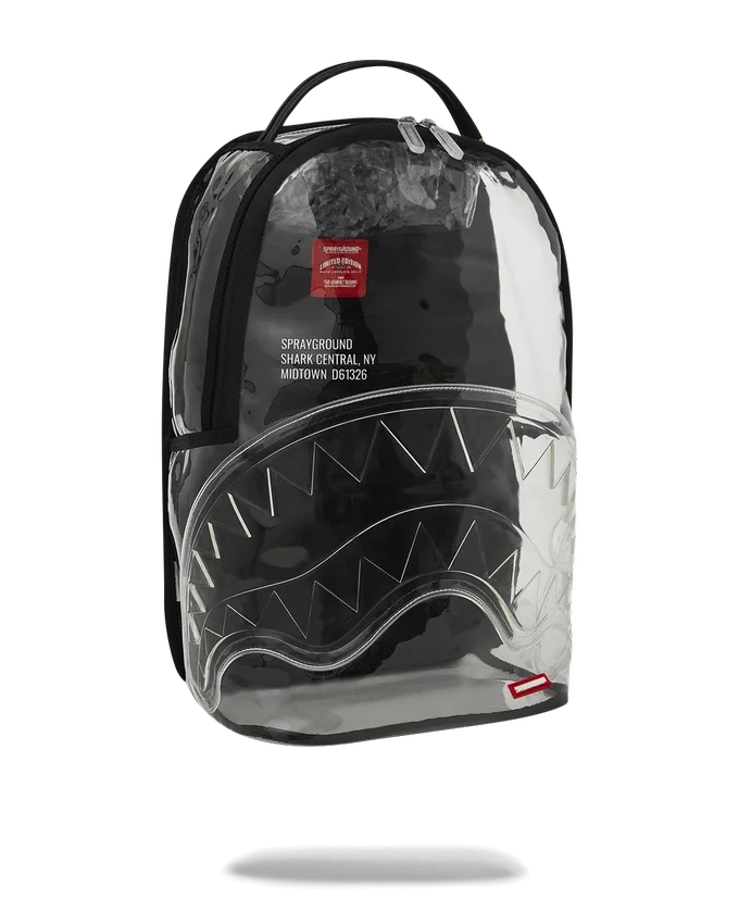 CLEAR BACKPACK - SHARK CENTRAL