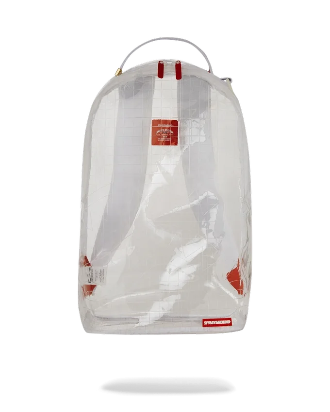 CLEAR VISION SHARKS IN PARIS - 100% ALL CLEAR DLX BACKPACK