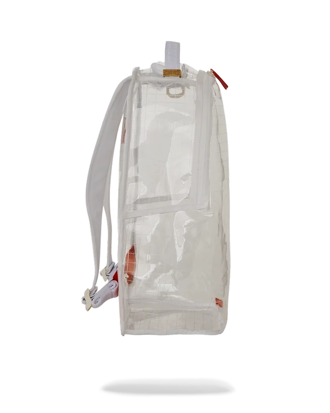 CLEAR VISION SHARKS IN PARIS - 100% ALL CLEAR DLX BACKPACK