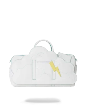 CLOUDY WITH A CHANCE OF SHARK DUFFLE