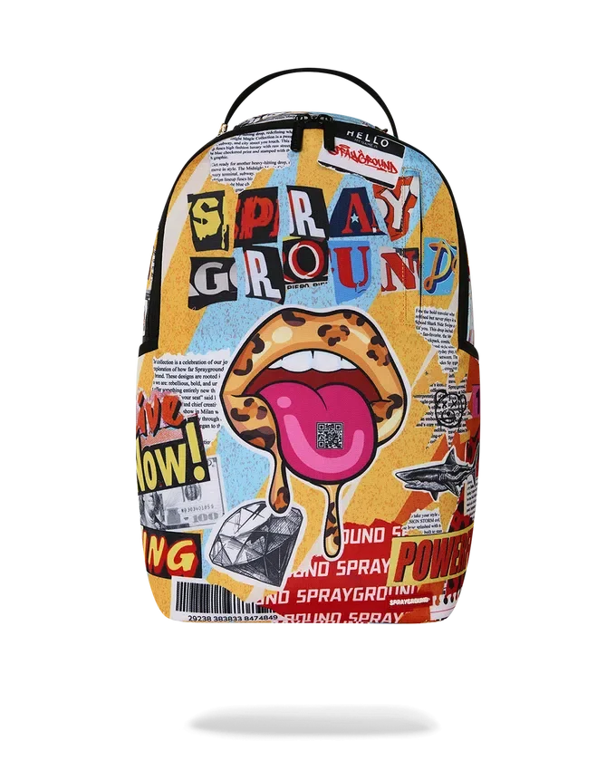 COLLAGE OF FUN BACKPACK