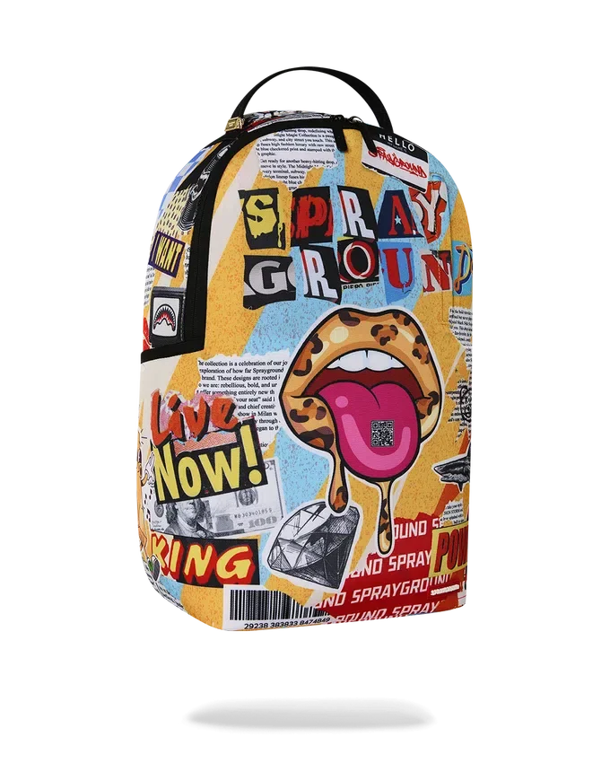COLLAGE OF FUN BACKPACK