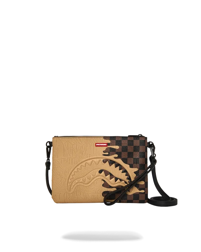 DESIGNER DRIP EFFECT CROSSOVER CLUTCH