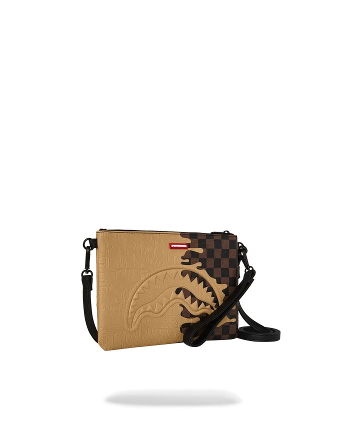 DESIGNER DRIP EFFECT CROSSOVER CLUTCH