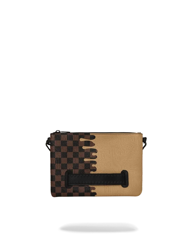 DESIGNER DRIP EFFECT CROSSOVER CLUTCH