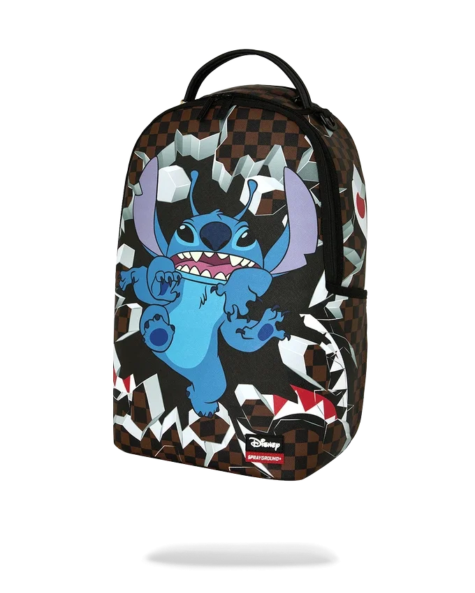 DISNEY LILO & STITCH I LIKE TO BREAK THINGS BACKPACK