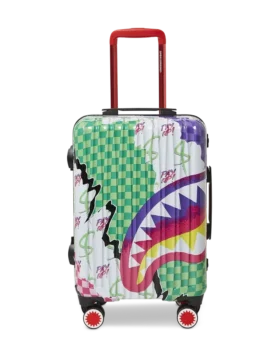 DREAMY TECHNICOLOR SHARKNAUTICS HARDSHELL CARRY-ON LUGGAGE