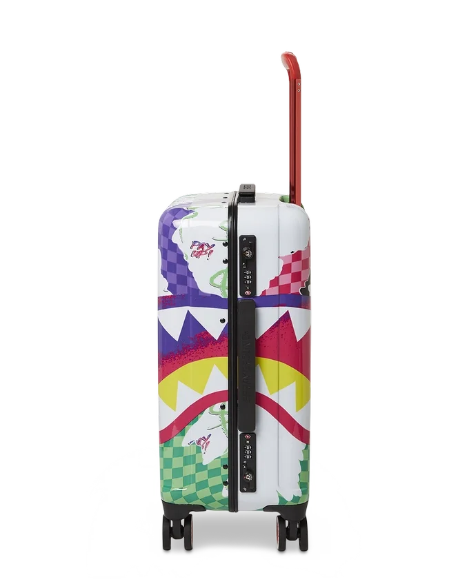 DREAMY TECHNICOLOR SHARKNAUTICS HARDSHELL CARRY-ON LUGGAGE