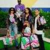 DREAMY TECHNICOLOR SHARKNAUTICS HARDSHELL CARRY-ON LUGGAGE