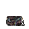 EMBROIDERED DRAGONS CROSSOVER CLUTCH