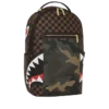 EXTERIOR GOLD ZIP POCKET SHARKS IN PARIS BACKPACK (DLXV)