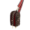 EXTERIOR GOLD ZIP POCKET SHARKS IN PARIS BACKPACK SLING