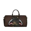 EXTERIOR GOLD ZIP POCKET SHARKS IN PARIS DUFFLE