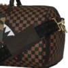 EXTERIOR GOLD ZIP POCKET SHARKS IN PARIS DUFFLE