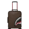 EXTERIOR GOLD ZIP POCKET SHARKS IN PARIS JETSETTER CARRY-ON LUGGAGE