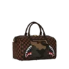 EXTERIOR GOLD ZIP POCKET SHARKS IN PARIS MINI DUFFLE